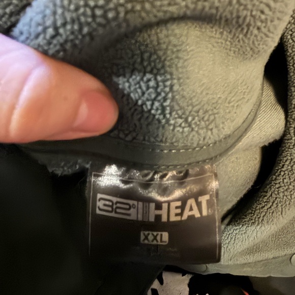 32 Degrees Heat Women’s Basil Green Midweight Snap Arctic Fleece Pullover 2XL - Picture 3 of 6